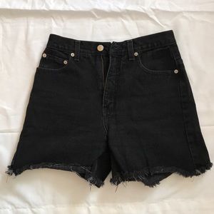 London Jean Black Shorts